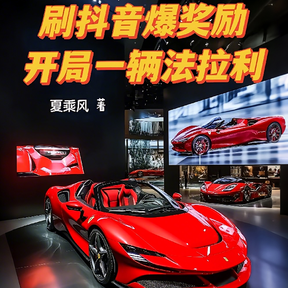 刷抖音爆奖励,开局一辆法拉利